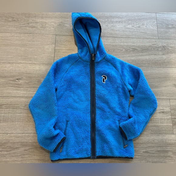 Peak Performance Junior Fleece Hoodie - Size 150 - Picture 1 of 8